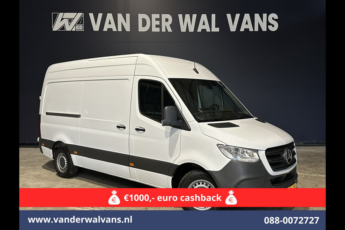 Mercedes-Benz Sprinter 317 CDI 170pk 9G-Tronic Automaat L2H2 Fabrieksgarantie Euro6 Airco | Camera | Navigatie Cruisecontrol, Parkeersensoren, Stoelverwarming, Bijrijdersbank