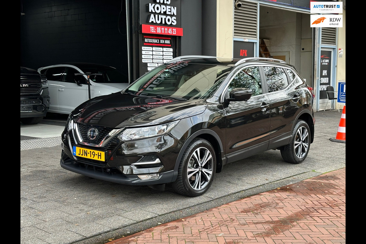 Nissan QASHQAI 1.3 DIG-T Tekna Aut Leer Navi Camera Carplay Pano