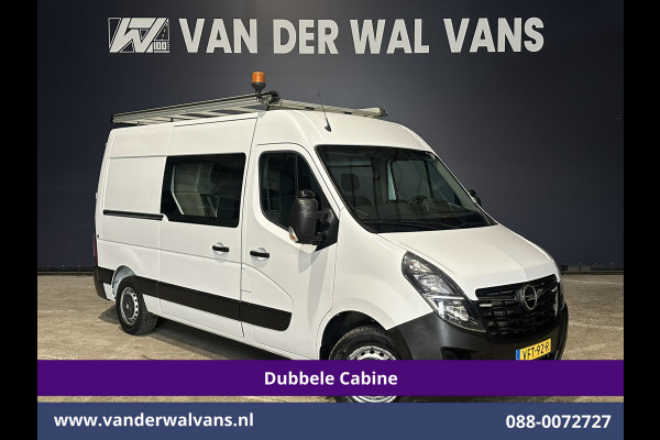 Opel Movano 2.3 Turbo 150pk L2H2 Dubbele Cabine Inrichting Euro6 Airco | Imperiaal | 2500kg Trekhaak | Camera | Navigatie 5-Zits, LED, Cruisecontrol, Parkeersensoren