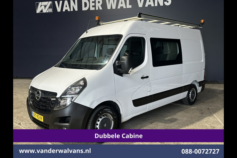 Opel Movano 2.3 Turbo 150pk L2H2 Dubbele Cabine Inrichting Euro6 Airco | Imperiaal | 2500kg Trekhaak | Camera | Navigatie 5-Zits, LED, Cruisecontrol, Parkeersensoren