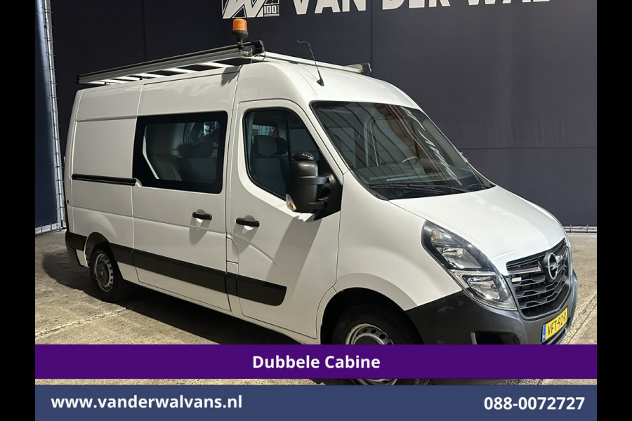 Opel Movano 2.3 Turbo 150pk L2H2 Dubbele Cabine Inrichting Euro6 Airco | Imperiaal | 2500kg Trekhaak | Camera | Navigatie 5-Zits, LED, Cruisecontrol, Parkeersensoren