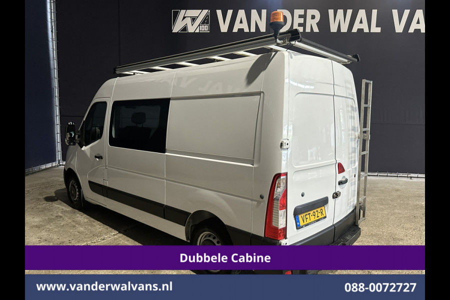 Opel Movano 2.3 Turbo 150pk L2H2 Dubbele Cabine Inrichting Euro6 Airco | Imperiaal | 2500kg Trekhaak | Camera | Navigatie 5-Zits, LED, Cruisecontrol, Parkeersensoren