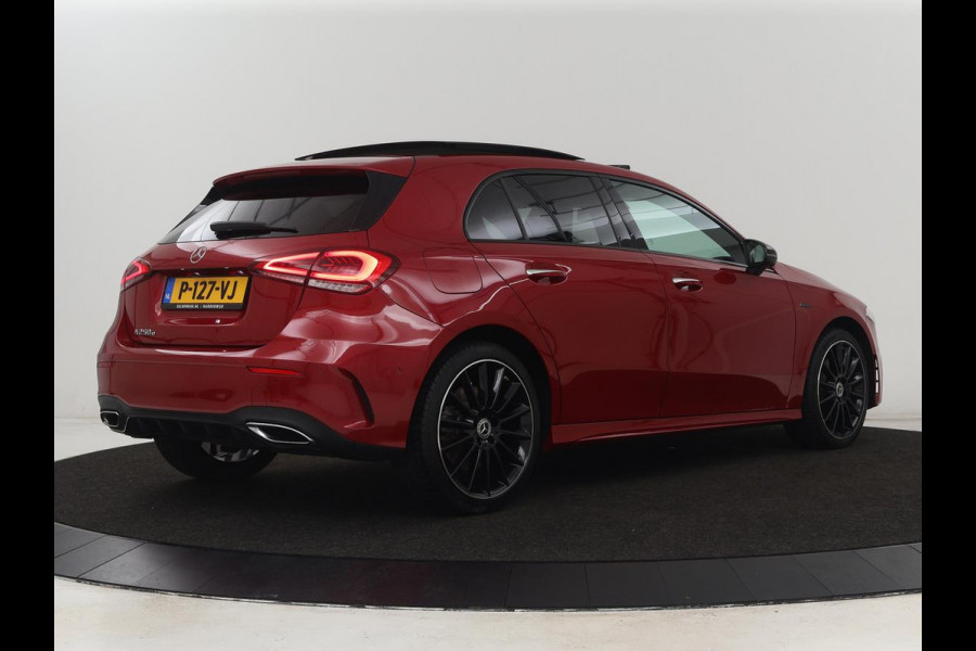 Mercedes-Benz A-Klasse 250e AMG | Panoramadak | 360 Camera | Burmester | Stoelverwarming | Adaptive cruise | Carplay | Sfeerverlichting | 19'' | Navigatie | Widescreen | Leder/Alcantara | PHEV | Plug In Mercedes-Benz A-Klasse 250e AMG | Panoramadak | 360 Camera | Burmester | Stoelverwarming | Adaptive cruise | Carplay | Sfeerverlichting | 19'' | Navigatie | Widescreen | Leder/Alcantara | PHEV | Plug In