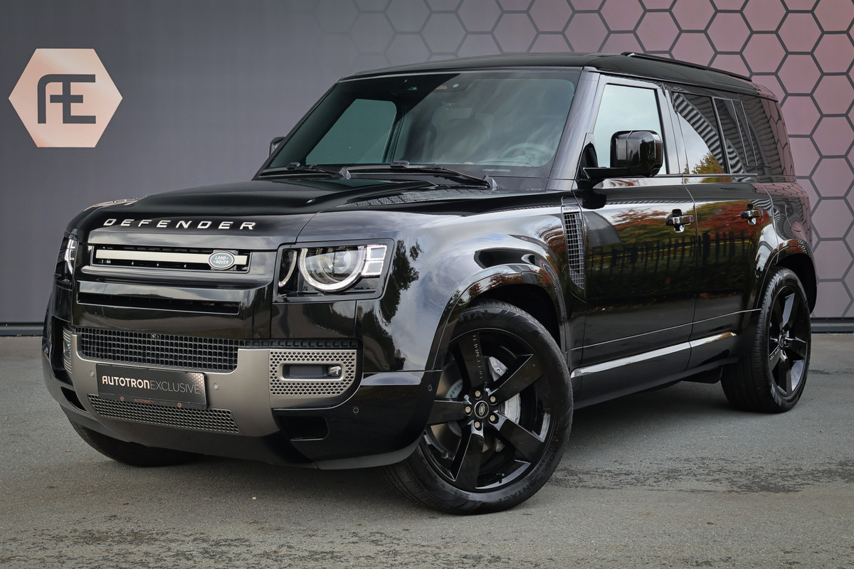Land Rover Defender 110 P300e 110 X-Dynamic SE ADAPTIVE CRUISE | 360 CAMERA | PANORAMADAK | VOORRUITVERWARMING | MERIDIAN | ELEKTRISCHE STOELEN | STUURVERWARMING | Land Rover Defender 110 P300e 110 X-Dynamic SE ADAPTIVE CRUISE | 360 CAMERA | PANORAMADAK | VOORRUITVERWARMING | MERIDIAN | ELEKTRISCHE STOELEN | STUURVERWARMING |