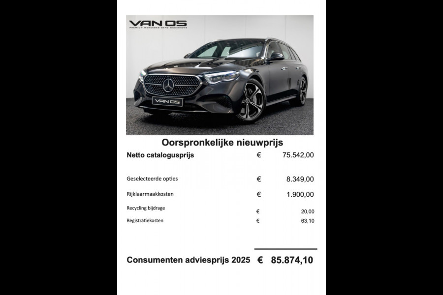Mercedes-Benz E-Klasse Estate 300 e Avantgarde Line | Memory | Distronic | Keyless |