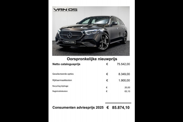 Mercedes-Benz E-Klasse Estate 300 e Avantgarde Line | Memory | Distronic | Keyless |