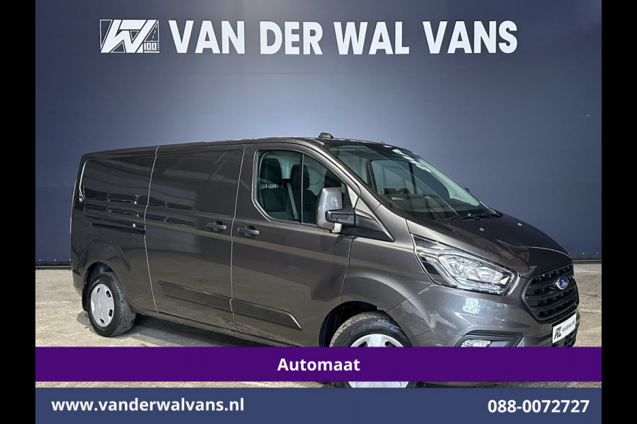 Ford Transit Custom 2.0 TDCI 131pk Automaat L2H1 Euro6 Airco | Apple Carplay | Cruisecontrol | LED | Cruisecontrol Android Auto, Verwarmde voorruit, Parkeersensoren, Bijrijdersbank