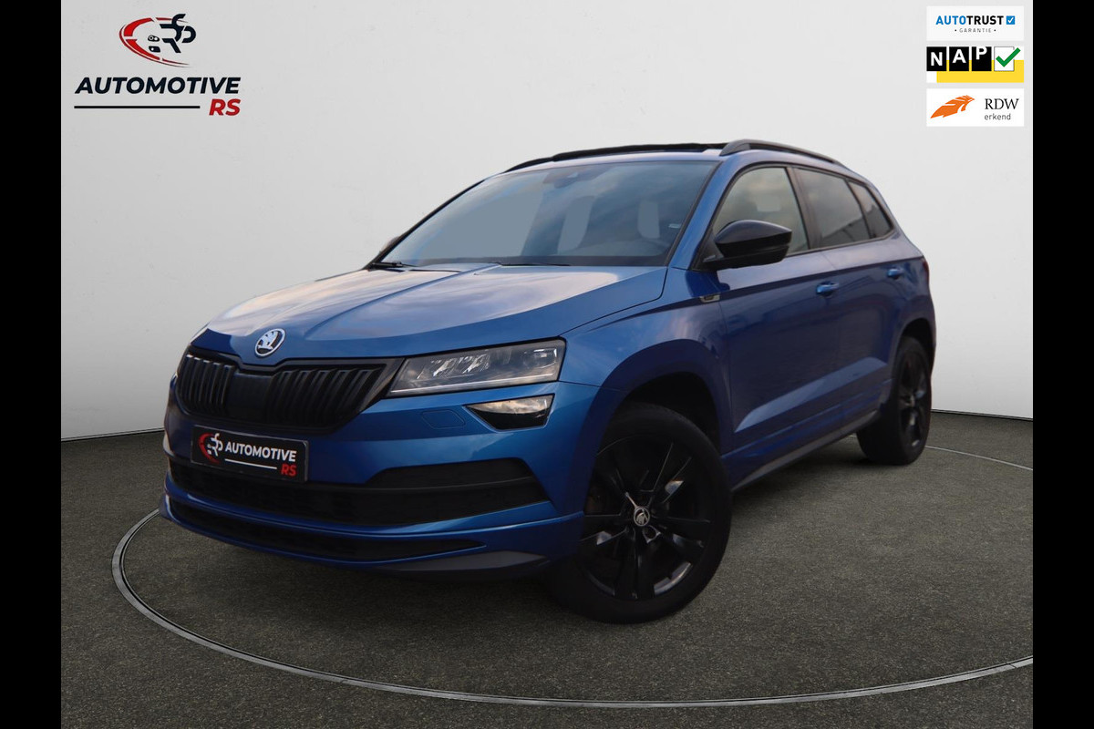 Škoda Karoq 1.5 TSI ACT Sportline Business|Pano Trekhaak Dealer OH Sportstoelen App Connect ACC Canton Elektrische kofferklep Nap Škoda Karoq 1.5 TSI ACT Sportline Business|Pano Trekhaak Dealer OH Sportstoelen App Connect ACC Canton Elektrische kofferklep Nap