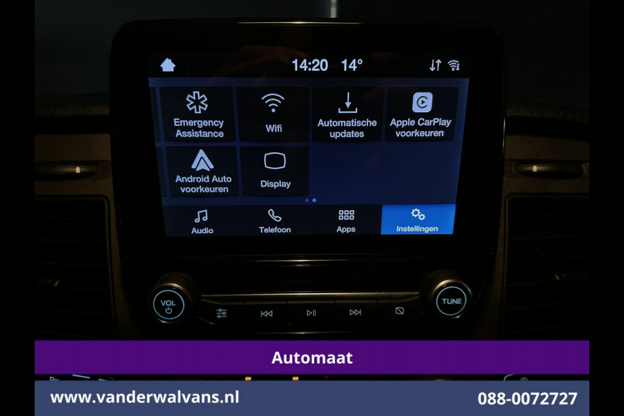 Ford Transit Custom 2.0 TDCI 131pk Automaat L2H1 Euro6 Airco | Apple Carplay | LED | Cruisecontrol Verwarmde voorruit, Parkeersensoren, Bijrijdersbank