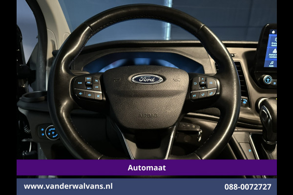 Ford Transit Custom 2.0 TDCI 131pk Automaat L2H1 Euro6 Airco | Apple Carplay | LED | Cruisecontrol Verwarmde voorruit, Parkeersensoren, Bijrijdersbank