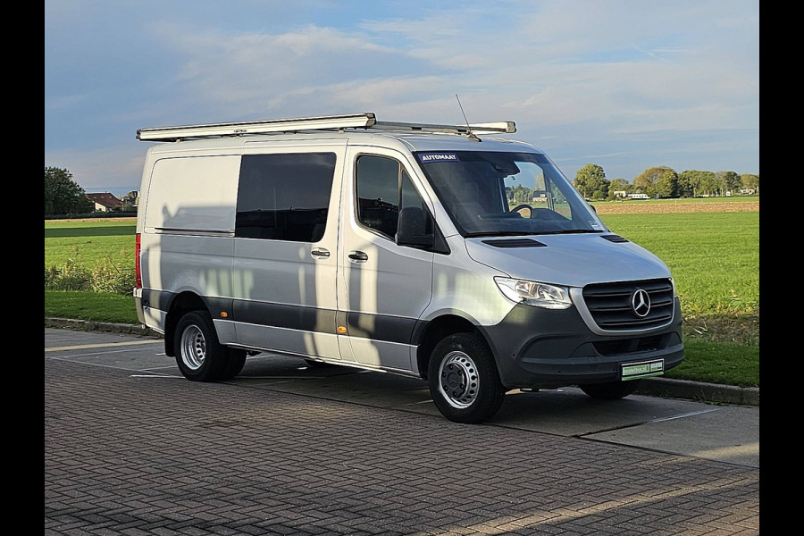 Mercedes-Benz Sprinter 514 L2H1 Dubbellucht 3500kg Trekhaak  Automaat Mbux Euro6 1e Eigenaar!