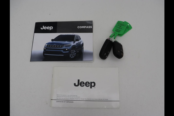 Jeep Compass 4xe 240 Plug-in Hybrid Electric S | Panoramadak | Trekhaak | 360 Camera | Leder | Stoelverwarming | Alpine Sound | Carplay | Stuurverwarming | Adaptive cruise | Navigatie | PHEV
