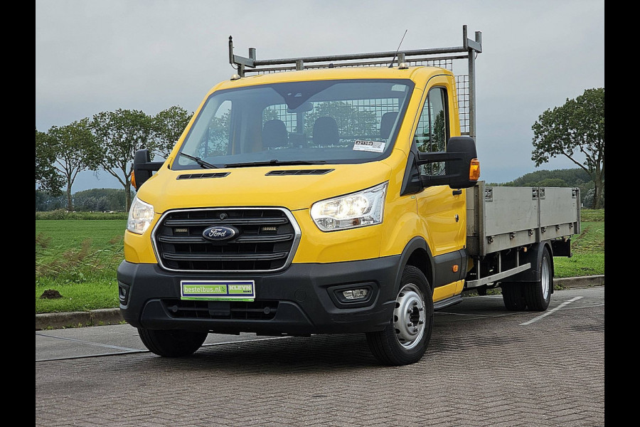 Ford Transit 350 2.0 TDCI L5H1 Open-Laadbak 5 meter! Euro6 Airco Dubbellucht!