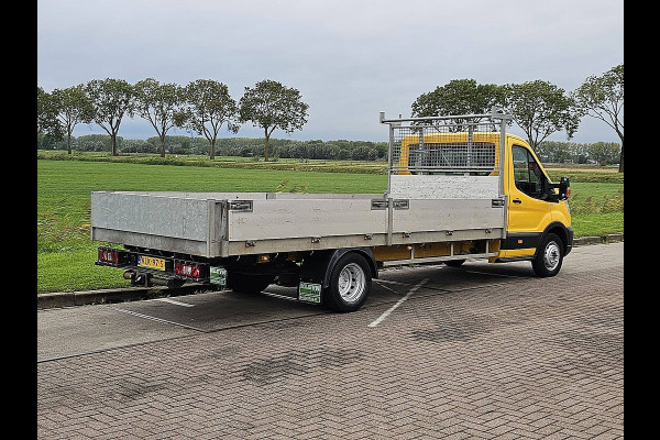 Ford Transit 350 2.0 TDCI L5H1 Open-Laadbak 5 meter! Euro6 Airco Dubbellucht!