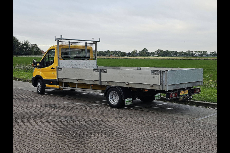 Ford Transit 350 2.0 TDCI L5H1 Open-Laadbak 5 meter! Euro6 Airco Dubbellucht!