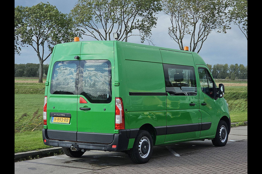 Renault Master T35 2.3 dCi L2H2 Dubbel Cabine Airco Trekhaak 1e Eigenaar Camera Euro6 Oh-Historie 1e Eigenaar!