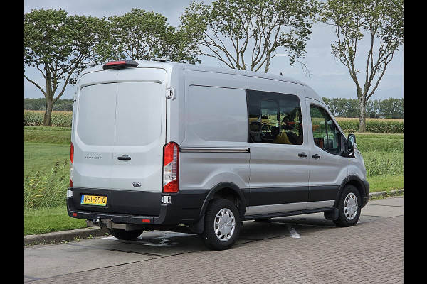 Ford Transit 350 2.0 TDCI L2H2 DC Trend Leer Cruise Trekhaak Carplay