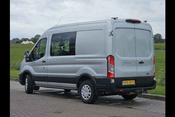 Ford Transit 350 2.0 TDCI L2H2 DC Trend Leer Cruise Trekhaak Carplay