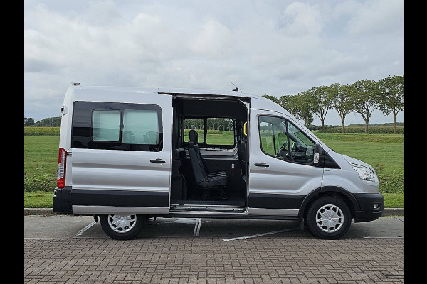 Ford Transit 350 2.0 TDCI L2H2 DC Trend Leer Cruise Trekhaak Carplay