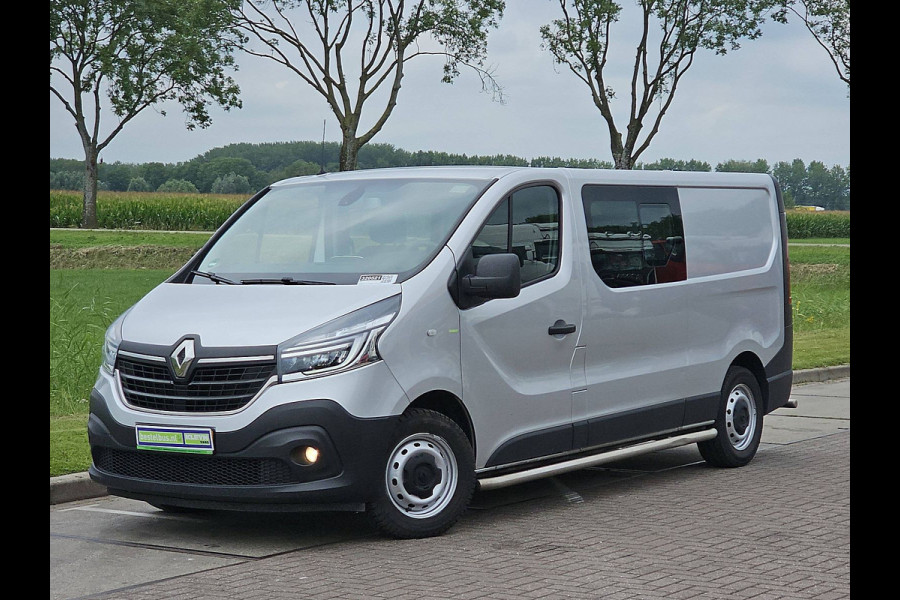 Renault Trafic 2.0 dCi 145 T29 L2H1 DC Comfort Airco Automaat Navi Sidebars Euro6 145Pk NAP 1e Eigenaar!