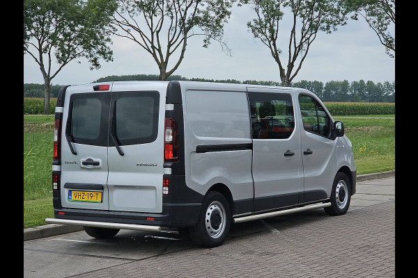 Renault Trafic 2.0 dCi 145 T29 L2H1 DC Comfort Airco Automaat Navi Sidebars Euro6 145Pk NAP 1e Eigenaar!