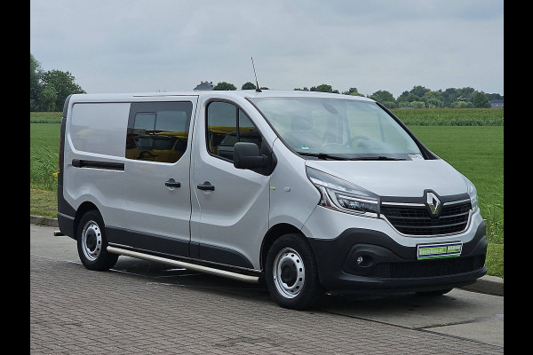 Renault Trafic 2.0 dCi 145 T29 L2H1 DC Comfort Airco Automaat Navi Sidebars Euro6 145Pk NAP 1e Eigenaar!