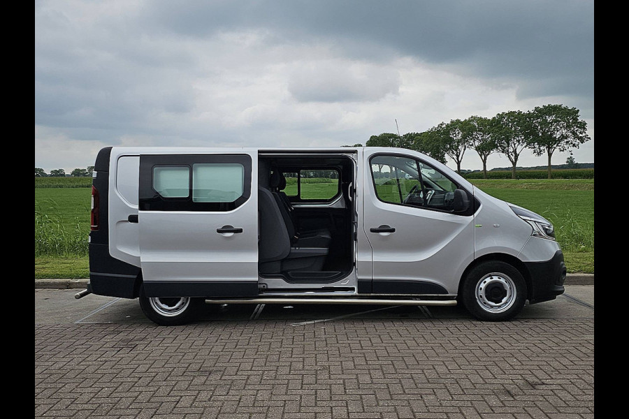 Renault Trafic 2.0 dCi 145 T29 L2H1 DC Comfort Airco Automaat Navi Sidebars Euro6 145Pk NAP 1e Eigenaar!