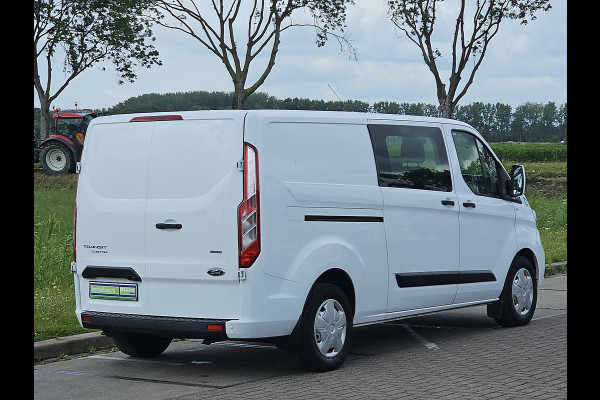 Ford Transit Custom 2.0 L2H1 Navi Airco Dubbele Cabine Automaat Distronic WP-Inrichting PDC 131 PK Euro6