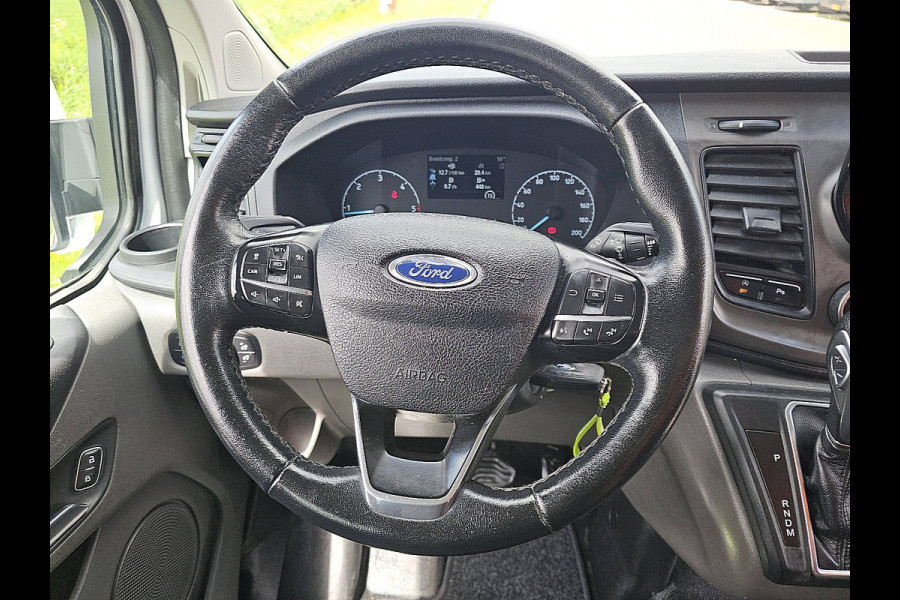 Ford Transit Custom 2.0 L2H1 Navi Airco Dubbele Cabine Automaat Distronic WP-Inrichting PDC 131 PK Euro6
