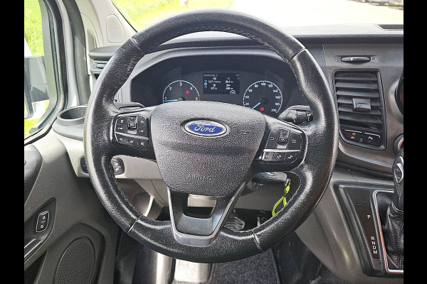 Ford Transit Custom 2.0 L2H1 Navi Airco Dubbele Cabine Automaat Distronic WP-Inrichting PDC 131 PK Euro6