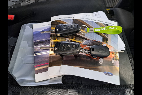 Ford Transit Custom 2.0 L2H1 Navi Airco Dubbele Cabine Automaat Distronic WP-Inrichting PDC 131 PK Euro6