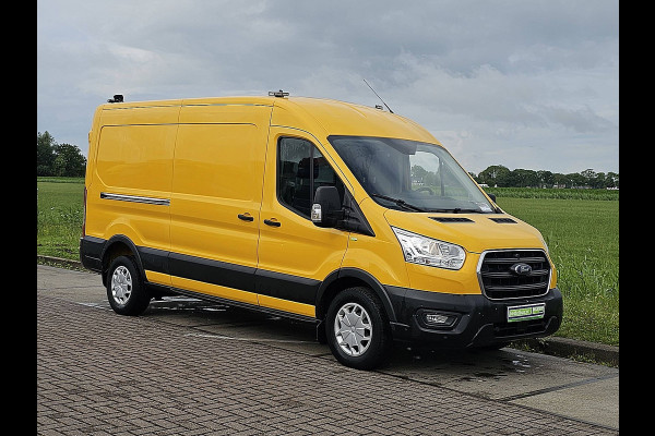 Ford Transit 350 2.0 TDCI L3H2 Trekhaak NAP Airco Euro6 130Pk 1e Eigenaar Oh-Historie!