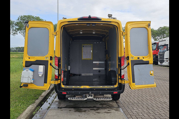 Ford Transit 350 2.0 TDCI L3H2 Trekhaak NAP Airco Euro6 130Pk 1e Eigenaar Oh-Historie!