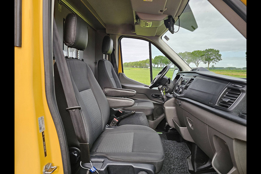 Ford Transit 350 2.0 TDCI L3H2 Trekhaak NAP Airco Euro6 130Pk 1e Eigenaar Oh-Historie!