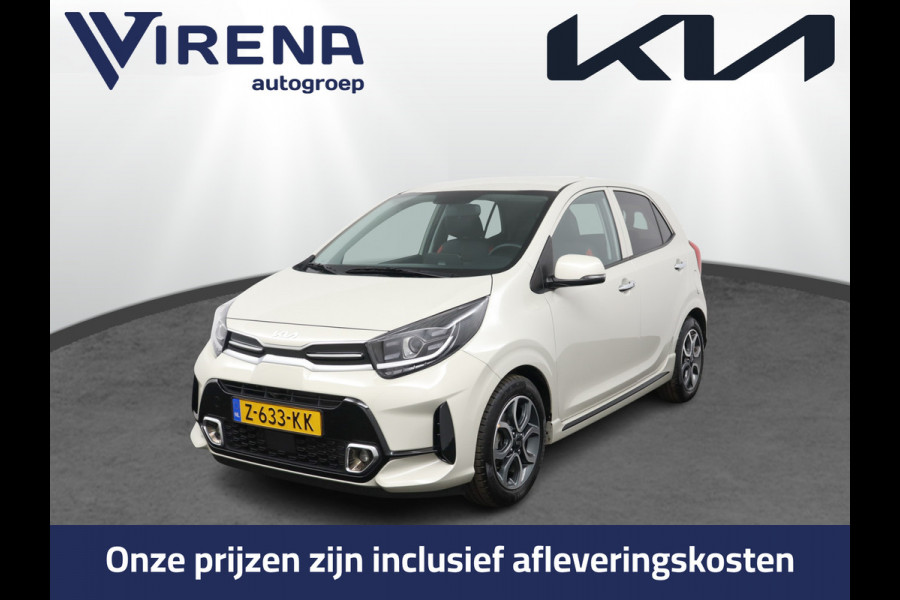 Kia Picanto 1.0 DPi GT-Line Apple Carplay/Android Auto - Cruise Control - Climate Control - Lederen Bekleding - Navigatie - Achteruitrijcamera - Fabrieksgarantie tot 04-2031
