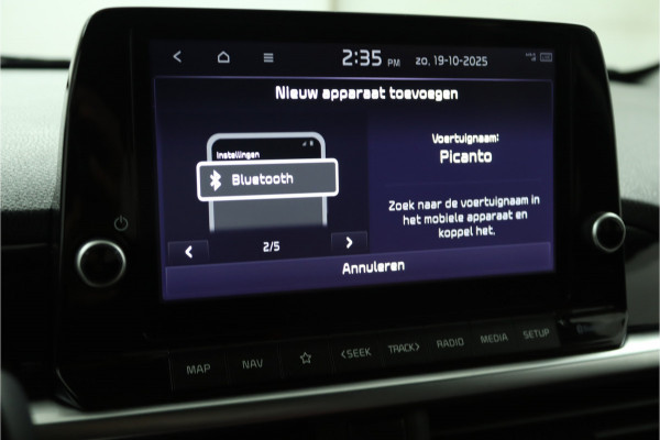 Kia Picanto 1.0 DPi GT-Line Apple Carplay/Android Auto - Cruise Control - Climate Control - Lederen Bekleding - Navigatie - Achteruitrijcamera - Fabrieksgarantie tot 04-2031