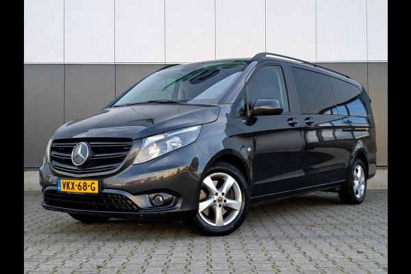 Mercedes-Benz Vito 119CDI AUTOMAAT DUBBELE CABINE 2X SCHUIFDEUR LANG LEDER PDC CRUISE CLIMATE CONTROL STOELVERWARMING