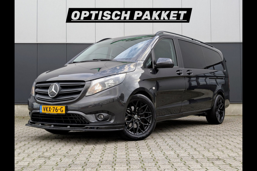 Mercedes-Benz Vito 119CDI AUTOMAAT DUBBELE CABINE 2X SCHUIFDEUR LANG LEDER PDC CRUISE CLIMATE CONTROL STOELVERWARMING