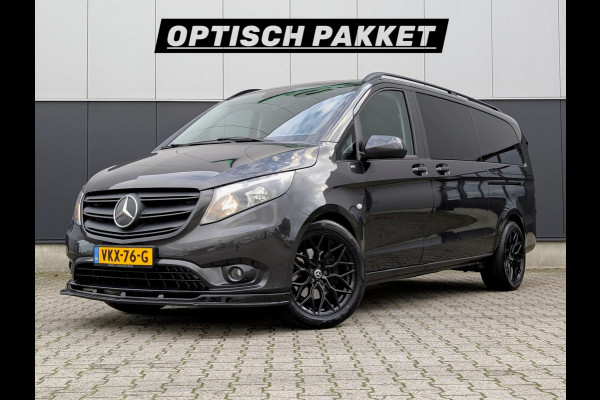 Mercedes-Benz Vito 119CDI AUTOMAAT DUBBELE CABINE 2X SCHUIFDEUR LANG LEDER PDC CRUISE CLIMATE CONTROL STOELVERWARMING