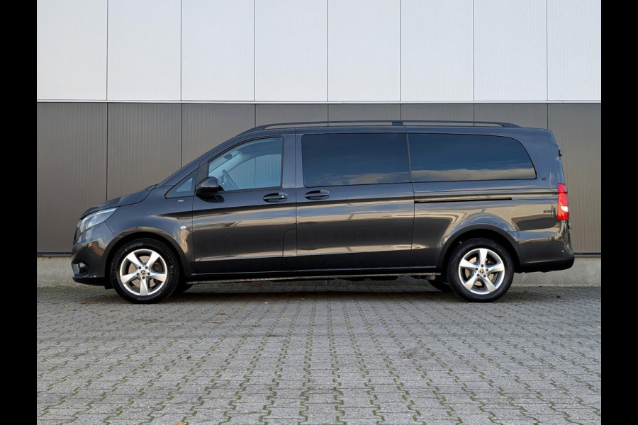 Mercedes-Benz Vito 119CDI AUTOMAAT DUBBELE CABINE 2X SCHUIFDEUR LANG LEDER PDC CRUISE CLIMATE CONTROL STOELVERWARMING