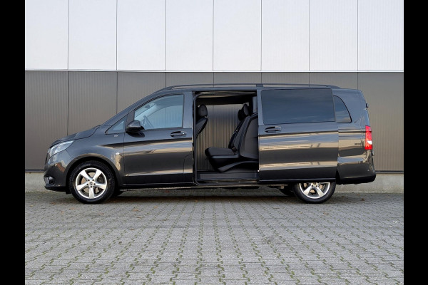 Mercedes-Benz Vito 119CDI AUTOMAAT DUBBELE CABINE 2X SCHUIFDEUR LANG LEDER PDC CRUISE CLIMATE CONTROL STOELVERWARMING