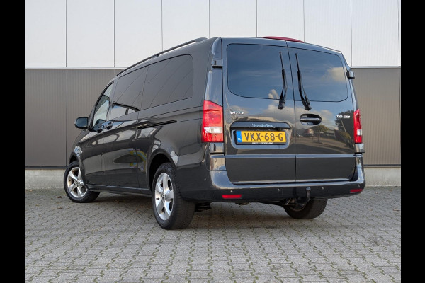 Mercedes-Benz Vito 119CDI AUTOMAAT DUBBELE CABINE 2X SCHUIFDEUR LANG LEDER PDC CRUISE CLIMATE CONTROL STOELVERWARMING