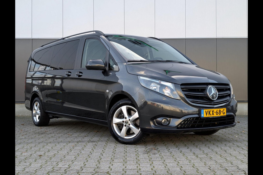 Mercedes-Benz Vito 119CDI AUTOMAAT DUBBELE CABINE 2X SCHUIFDEUR LANG LEDER PDC CRUISE CLIMATE CONTROL STOELVERWARMING