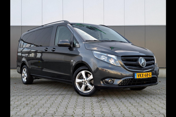 Mercedes-Benz Vito 119CDI AUTOMAAT DUBBELE CABINE 2X SCHUIFDEUR LANG LEDER PDC CRUISE CLIMATE CONTROL STOELVERWARMING