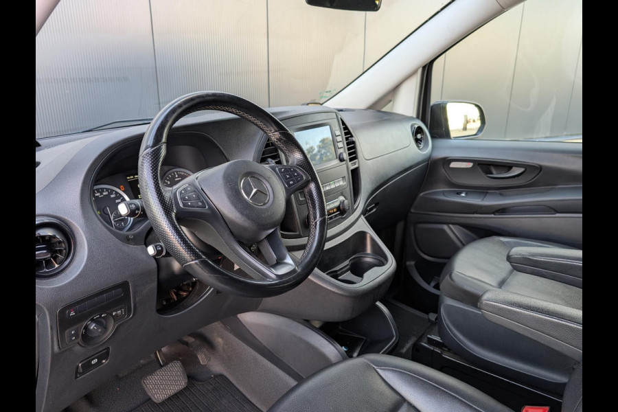 Mercedes-Benz Vito 119CDI AUTOMAAT DUBBELE CABINE 2X SCHUIFDEUR LANG LEDER PDC CRUISE CLIMATE CONTROL STOELVERWARMING