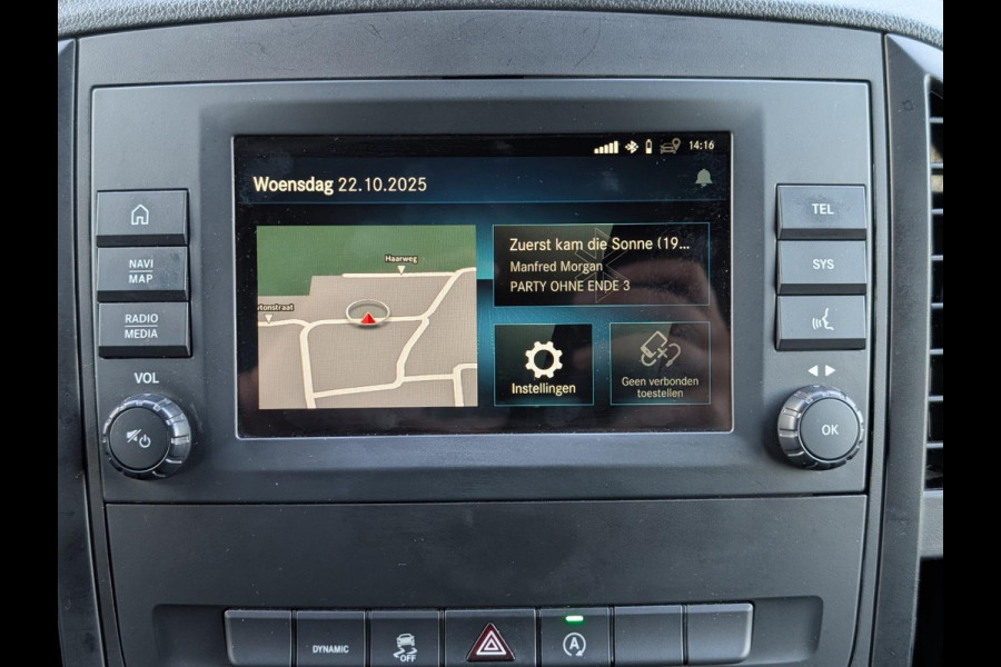 Mercedes-Benz Vito 119CDI AUTOMAAT DUBBELE CABINE 2X SCHUIFDEUR LANG LEDER PDC CRUISE CLIMATE CONTROL STOELVERWARMING