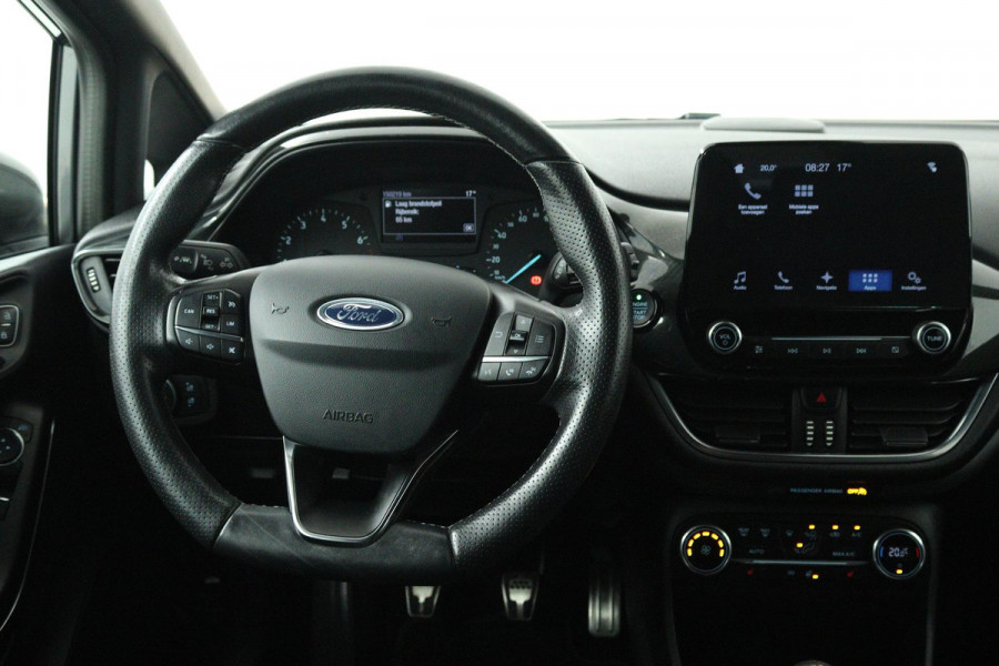 Ford Fiesta 1.0 EcoBoost ST-Line (STOEL/STUUR VERWARMING, CRUISE CONTROL, PARKEERSENSOREN, LANE-ASSIST, GOED ONDERHOUDEN)