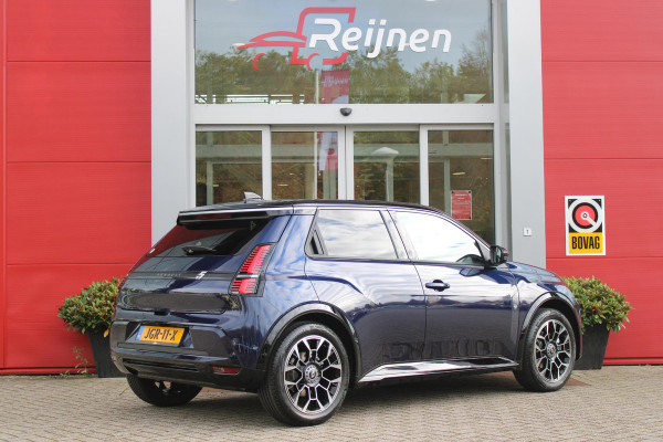Renault 5 150PK COMFORT RANGE ROLAND-GARROS 52 kWh | NAVIGATIE SYSTEEM MET GOOGLE INTERGRATIE | HARMAN KARDON PREMIUM AUDIO | FULL LED KOPLAMPEN MET MICRO-OPTICS EN FRANSE VLAG | 10"R-LINK MULTIMEDIA | 18"GRONO LICHTMETALEN VELGEN | TWO-TONE CAROSSERIE KLEUR I.C.M. WARM TITANIUM DAKLIJSTEN | ELEKTRISCH VERWARMDE VOOR STOELEN / STUUR | BESTUURDERSSTOEL MET ELEKTRISCH VERSTELBARE LENDESTEUN | AUTOMATISCH INPARKEREN | FLANK GUARD PROTECTION | ADAPTIEVE CRUISE CONTROL MET STOP & GO | ACHTERUITRIJCAMERA | PRIVATIE GLASS | SFEERVERLICHTING IN DIVERSE KLEUREN |