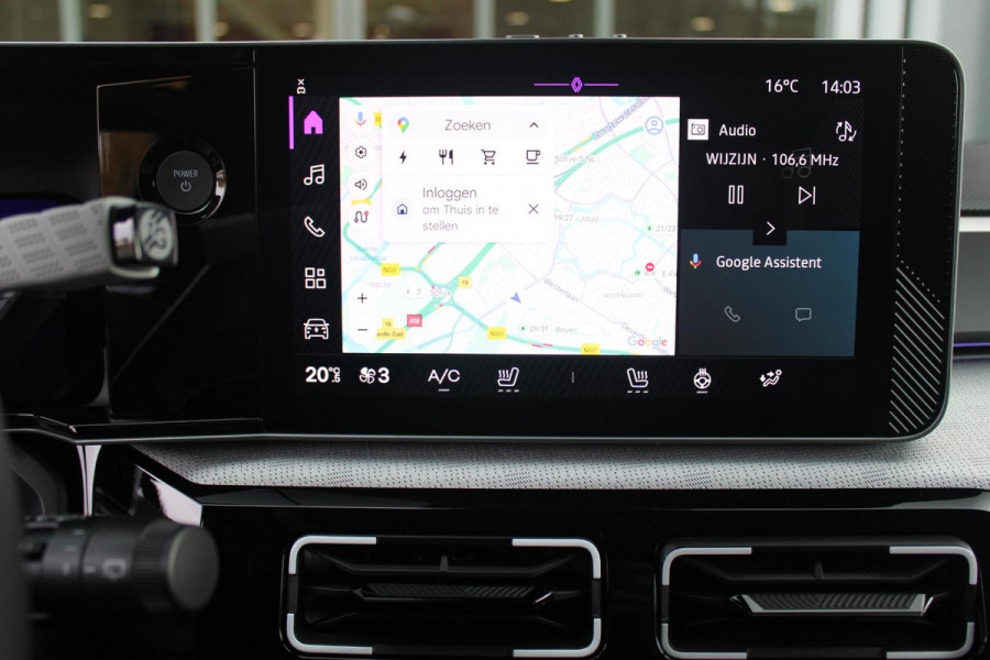 Renault 5 150PK COMFORT RANGE ROLAND-GARROS 52 kWh | NAVIGATIE SYSTEEM MET GOOGLE INTERGRATIE | HARMAN KARDON PREMIUM AUDIO | FULL LED KOPLAMPEN MET MICRO-OPTICS EN FRANSE VLAG | 10"R-LINK MULTIMEDIA | 18"GRONO LICHTMETALEN VELGEN | TWO-TONE CAROSSERIE KLEUR I.C.M. WARM TITANIUM DAKLIJSTEN | ELEKTRISCH VERWARMDE VOOR STOELEN / STUUR | BESTUURDERSSTOEL MET ELEKTRISCH VERSTELBARE LENDESTEUN | AUTOMATISCH INPARKEREN | FLANK GUARD PROTECTION | ADAPTIEVE CRUISE CONTROL MET STOP & GO | ACHTERUITRIJCAMERA | PRIVATIE GLASS | SFEERVERLICHTING IN DIVERSE KLEUREN |