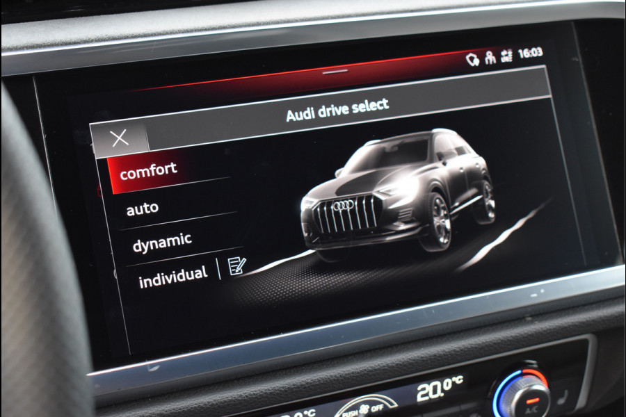 Audi Q3 45 TFSI e S-Line 245 Pk Black Ed Navi Leder Trekhaak 20 Inch Audi Q3 45 TFSI e S-Line 245 Pk Black Ed Navi Leder Trekhaak 20 Inch